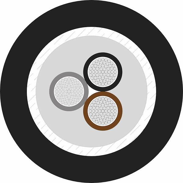 UNINAV type NSC, Cavo di potenza non armato, di media tensione, per alimentazione elettrica da terra, 1, 8/3 kV