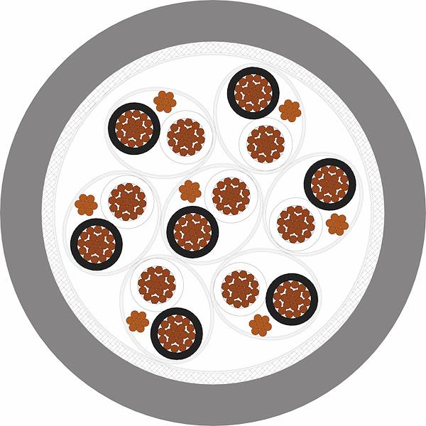 UNINAV type NST, Instrumentation cables rated 150/250 V for connection to terminal boxes