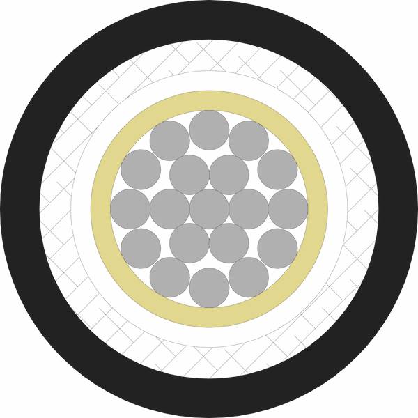 UNINAV type UG-S, Cavo unipolare, schermato, a bassa tossicità, miniaturizzato, flessibile, per apparecchiature di cablaggio interno, 300/500 V