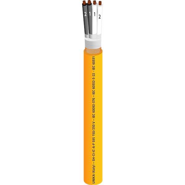 SH-CI-IC-A-F S95, Control and instrumentation, individually and collectively screened, armoured fire resisting shipboard cables rated 150V/250V