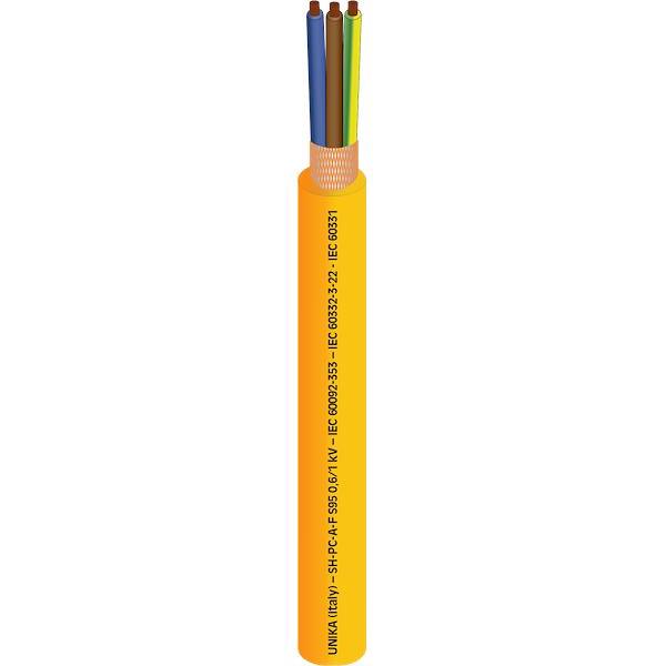SH-PC-A-F S95, Single and multicore, armoured, fire resistant power and control shipboard cables rated 0, 6/1 kV
