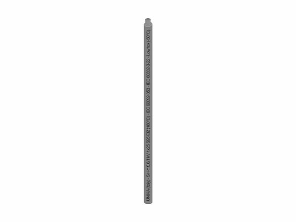 SH-Y, Fili di unipolari per quadri e cablaggio interno 180°C isolamento in mescola di silicone S95