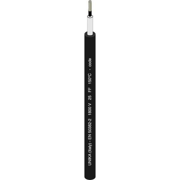 UNIRAIL HT – EN 50382-2 1800 V 150°C - type FF, Single core sheathed cable