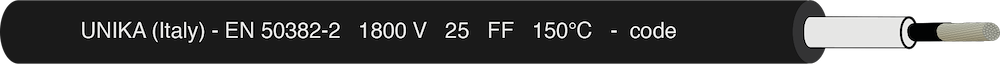 UNIRAIL HT – EN 50382-2 1800 V 150°C - type FF