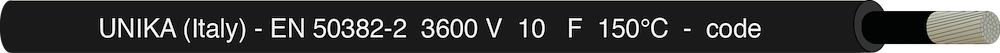UNIRAIL HT – EN 50382-2 3600 V 150°C - type F