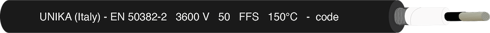 UNIRAIL HT – EN 50382-2 3600 V 150°C - type FFS