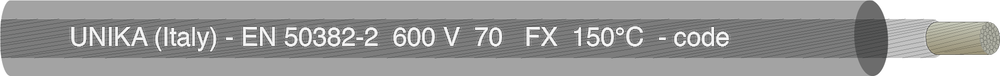 UNIRAIL HT – EN 50382-2 600 V 150°C - type FX