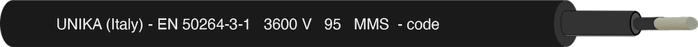 UNIRAIL S – EN 50264-3-1 3600 V - type MM