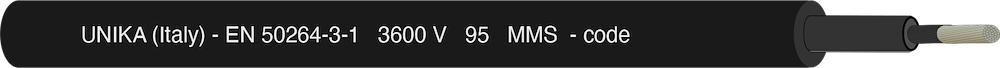 UNIRAIL S – EN 50264-3-1 3600 V - type MMS